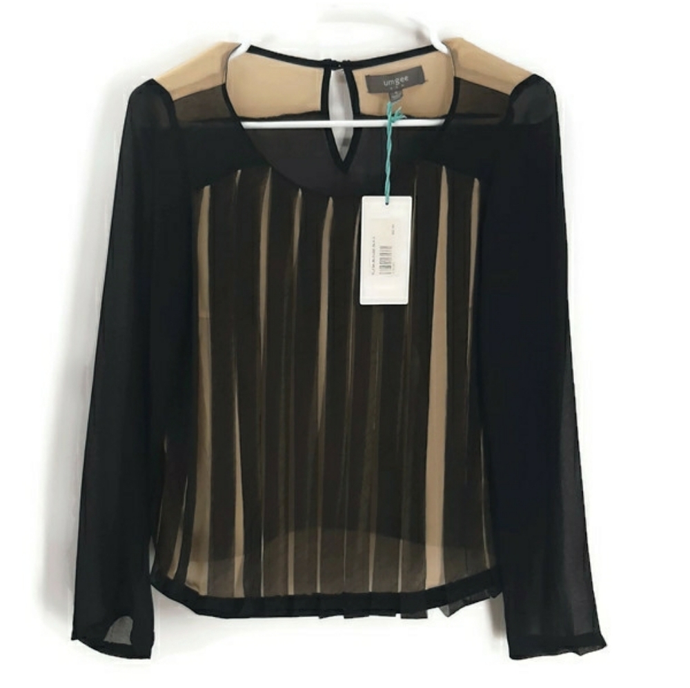 NWT Umgee slash blouse sz small